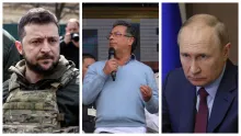 Gustavo Petro, Volodímir Zelenski, Vladimir Putin