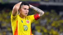 James en el duelo ante Ecuador.