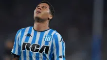 Juan Fernando Quintero con los colores de Racing.