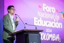 Ministro de Educación, Daniel Rojas.