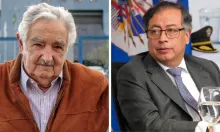 Gustavo Petro, presidente de Colombia y José Pepe Mujica, expresidente de Uruguay