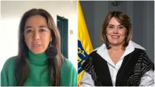 Concejala Diana Diago y la directora de la UAESP, Consuelo Ordóñez.