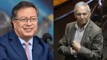 De izquierda a derecha: el presidente Gustavo Petro y el ministro Ricardo Bonilla.