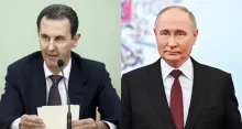 Bashar Al Asad y Vladimir Putin