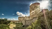 Castillo de Cuéllar, Bienes de Interés Cultural Español, Villa Medieval de Cuéllar, Segovia, Castilla y León, España, Europa.