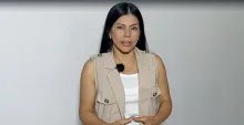 Claudia Cabrera, candidata a la Gobernación de Nariño.