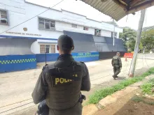 Estación de policía de Robles, corregimiento de Jamundí.