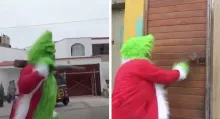 En Perú, el Grinch lideró un operativo en el que capturaron a varios delincuentes que traficaban estupefacientes. El momento es viral en un video.