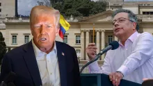 Donald Trump y Gustavo Petro