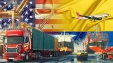 Estados Unidos representa el 28,1 % del valor del comercio exterior de Colombia (exportaciones más importaciones de bienes).