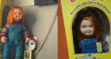 Muñeco de Chucky fue grabado por cámaras de seguridad moviéndose solo dentro de una casa y causó susto. Este es el video viral en Tiktok.