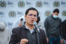 César Restrepo, secretario de Seguridad de Bogotá.