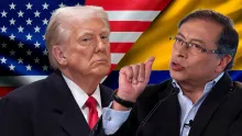 Donald Trump y Gustavo Petro