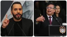 Nayib Bukele y Gustavo Petro.