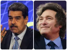 Nicolás Maduro y Javier Milei