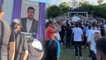 Al funeral, en el corregimiento de Las Mercedes, asistió el exjefe 'para' Ramón Isaza, su padre.