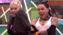 Melissa Gate y Yina Calderón se enfrentaron en una batalla de imitación en ‘La casa de los famosos’.