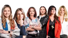 María Claudia Naranjo, María Carolina Hoyos, María Jimena Escandón, Claudia Martínez, Laura Tarazona y Juliana Suso.