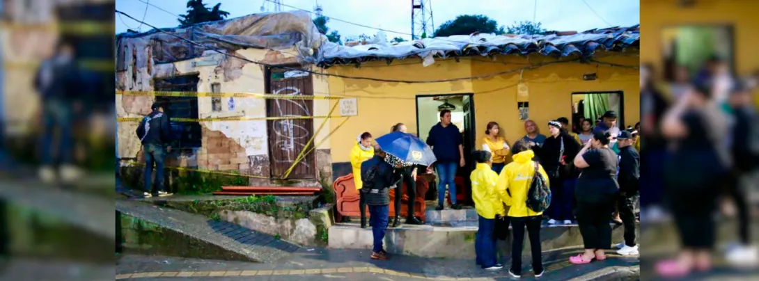 En Antioquia, un muro de un inquilinato colapsó y por poco ocasiona una tragedia. Más de 19 personas tuvieron que ser evacuadas del lugar.