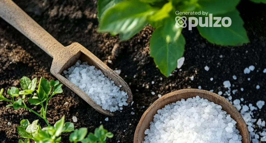 Descubra los beneficios de la sal para sus plantas. Aprenda a preparar un fertilizante casero con sal y potencie el crecimiento de sus cultivos.