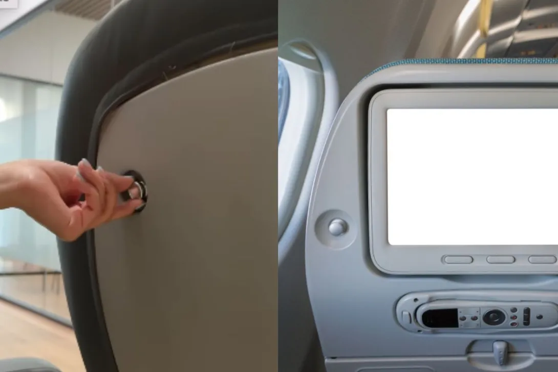 Asiento en avión: ¿para qué sirve el círculo que se despliega? Muchos desconocen su uso y es importante, aunque no se puede usar todo el tiempo.