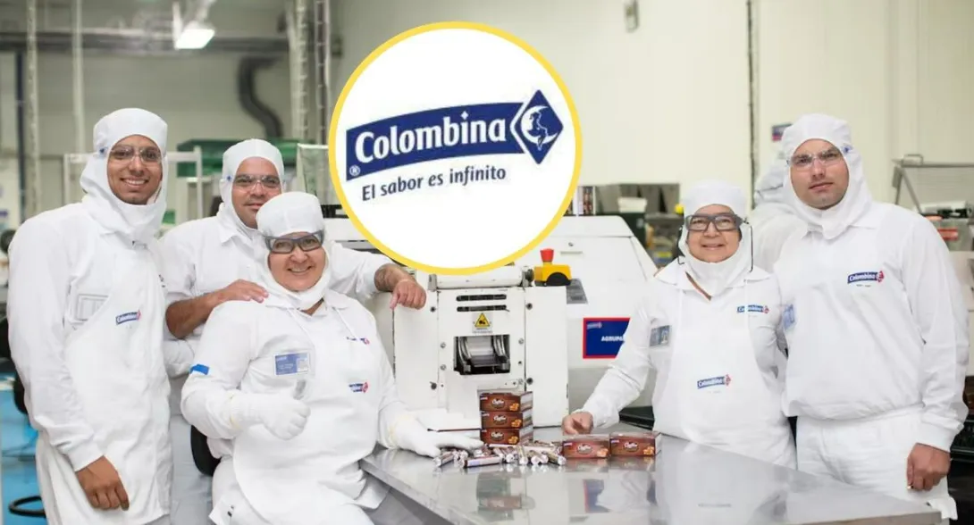 Colombina abrió vacantes de empleo en el país para personas con o sin experiencia y con estudios mínimos de bachillerato. Sueldos de $ 1'600.000de 