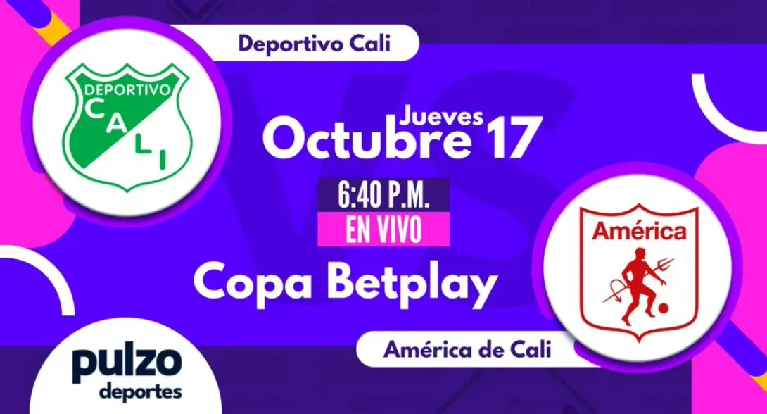 Clásico América vs Cali EN VIVO hoy: transmisión gratis por Internet y resultado | Cómo va el partido América de Cali vs Deportivo Cali.