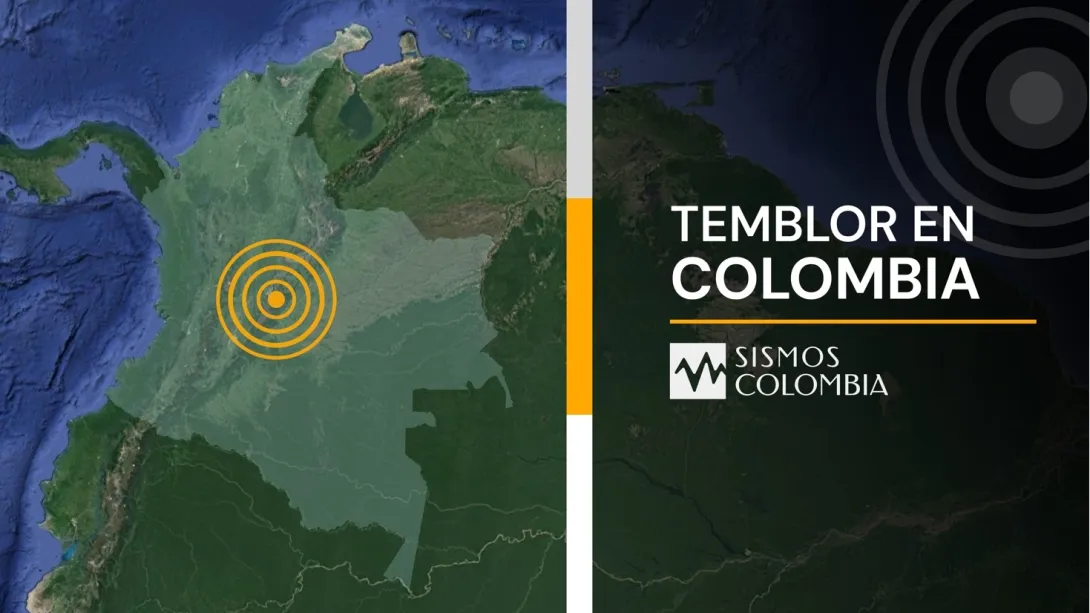 El Servicio Geológico Colombiano reportó un fuerte sismo hoy 2024-10-17 a las 17:14:37 en El Carm.