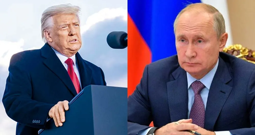 Donald Trump y Vladímir Putin.