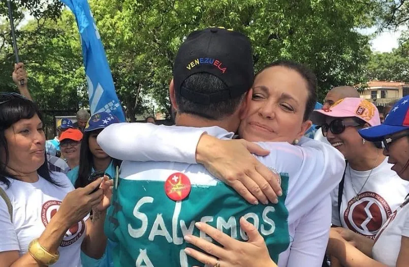 La líder opositora María Corina Machado.