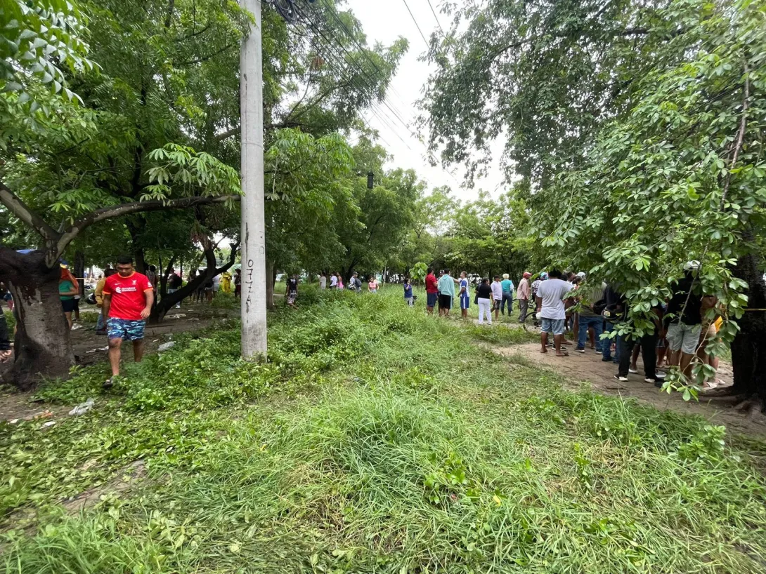 Sitio de la masacre en el barrio La Central, de Soledad, Atlántico.