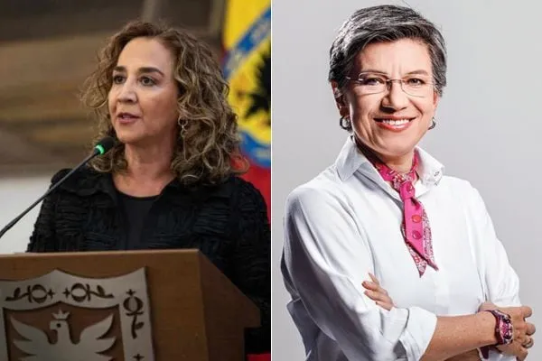 Concejal Sandra Forero y exalcaldesa de Bogotá Claudia López.