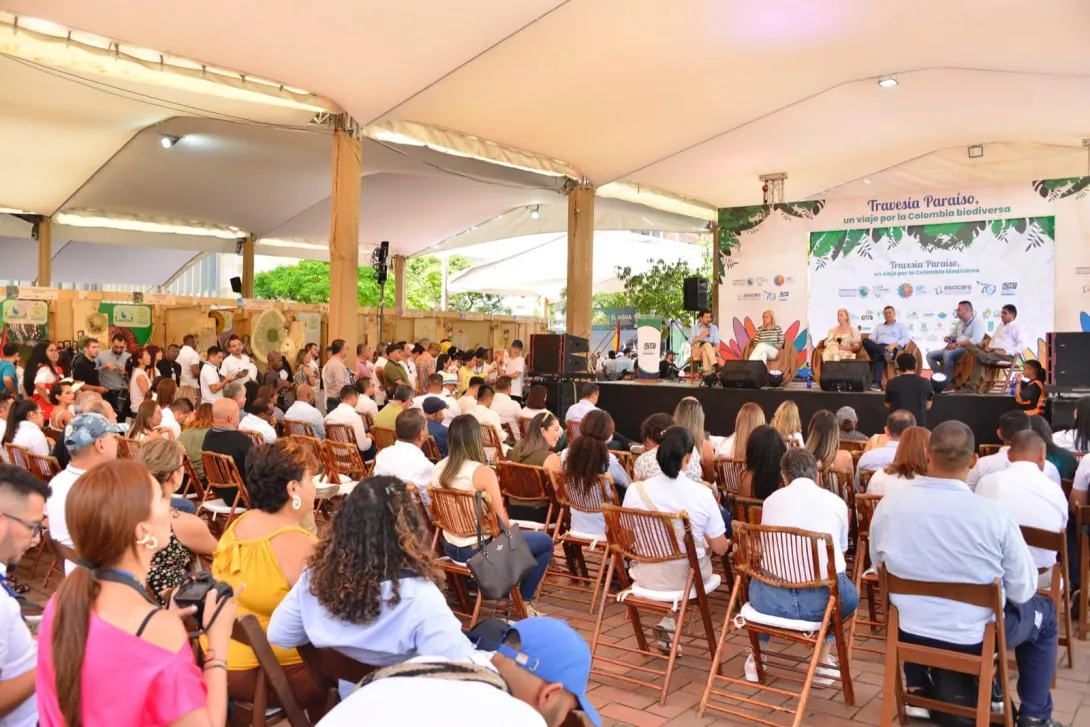 Este lunes se realizó el lanzamiento de Travesía Paraíso en la Zona Verde de la COP16.