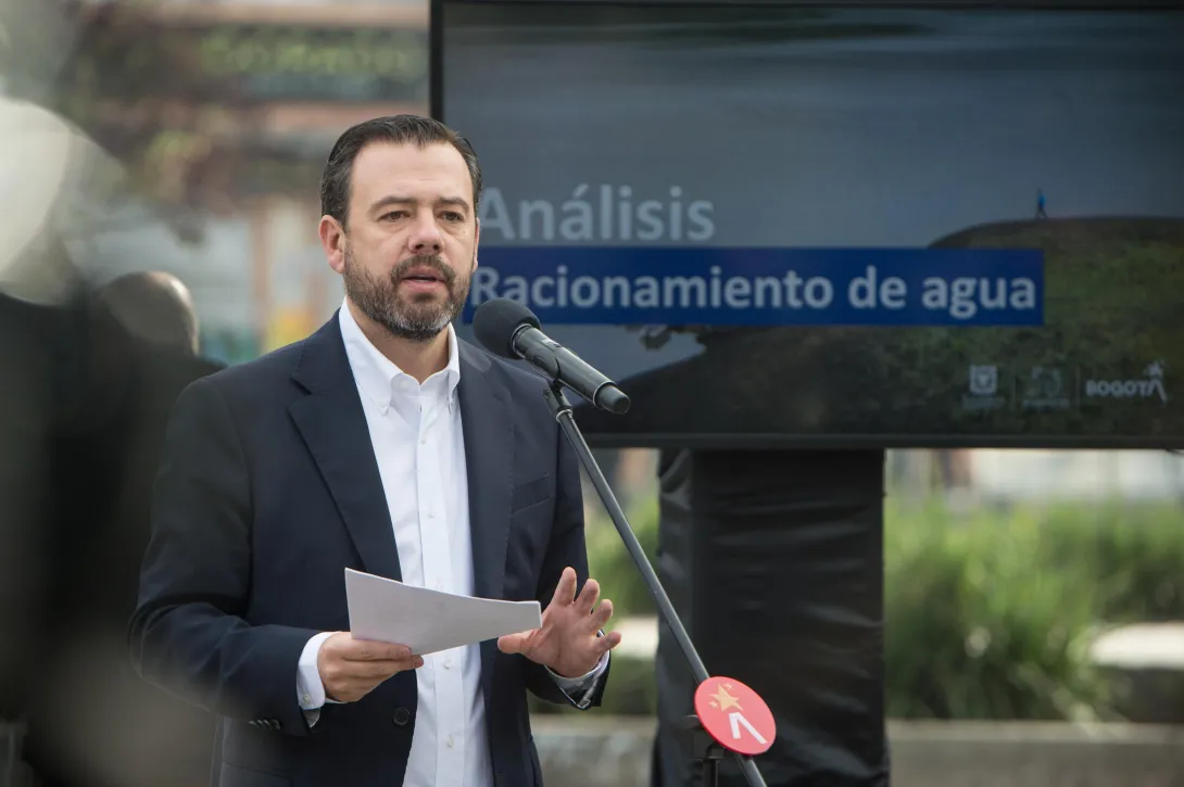 Alcalde Carlos Fernando Galán deberá responder ante el Congreso por el problema del agua en Bogotá