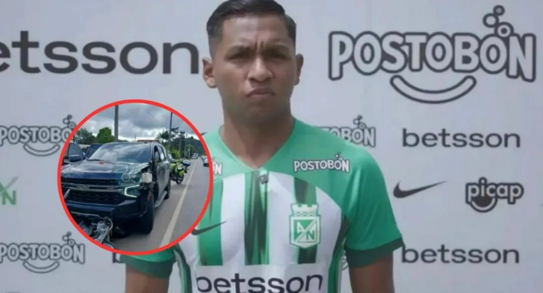 Abogado explicó que Alfredo Morelos, jugador de Nacional, saldría bien librado del choque contra motociclista. Video no sería claro.