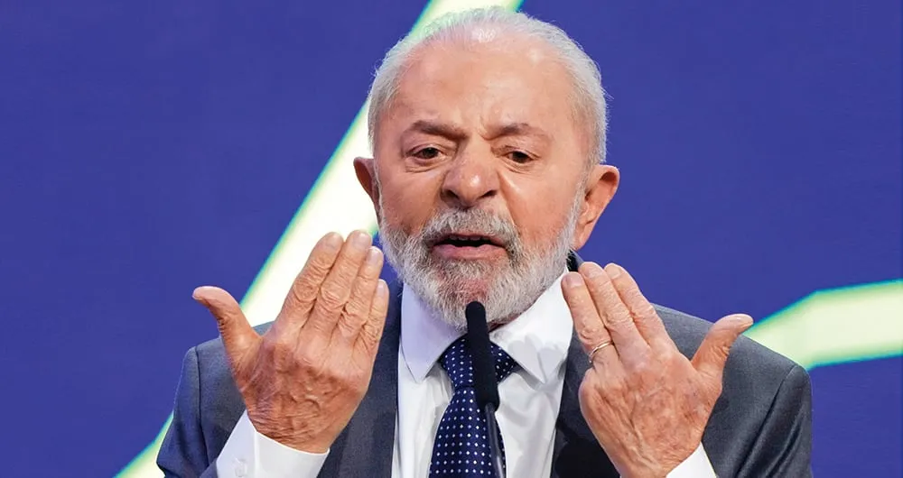 Luiz Inácio Lula da Silva, presidente de Brasil.