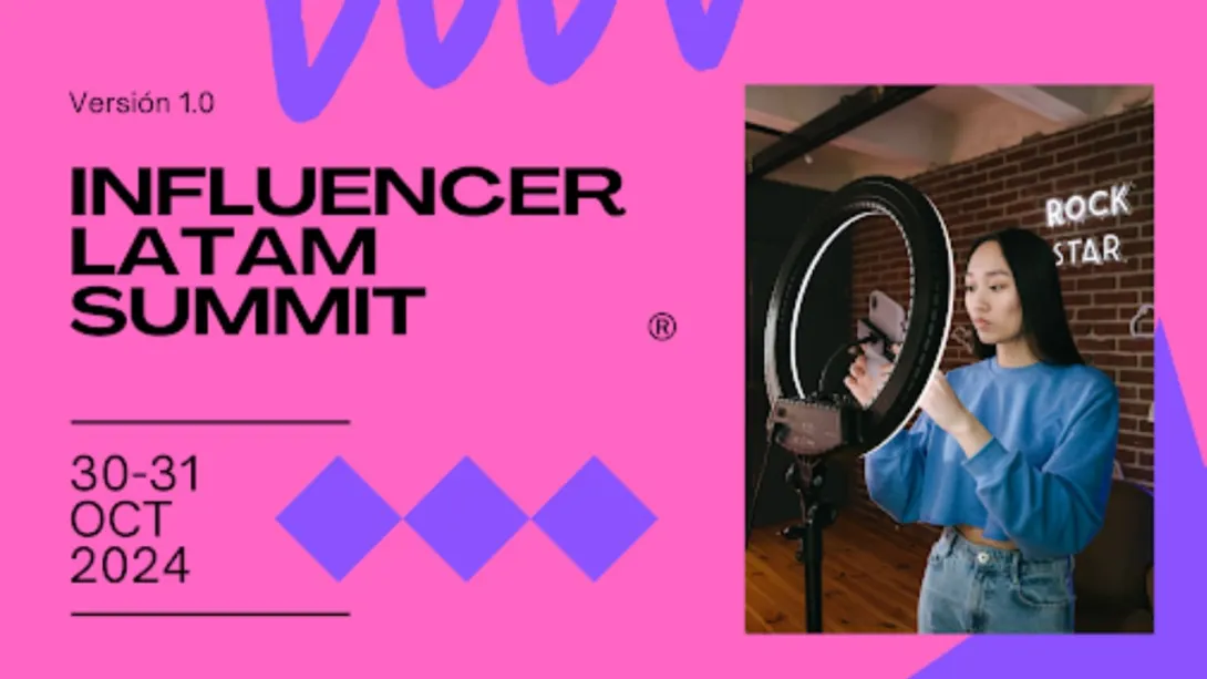 Influencer Latam Summit llega por primera vez en Bogotá a dictar los mejores workshops y conferencias.