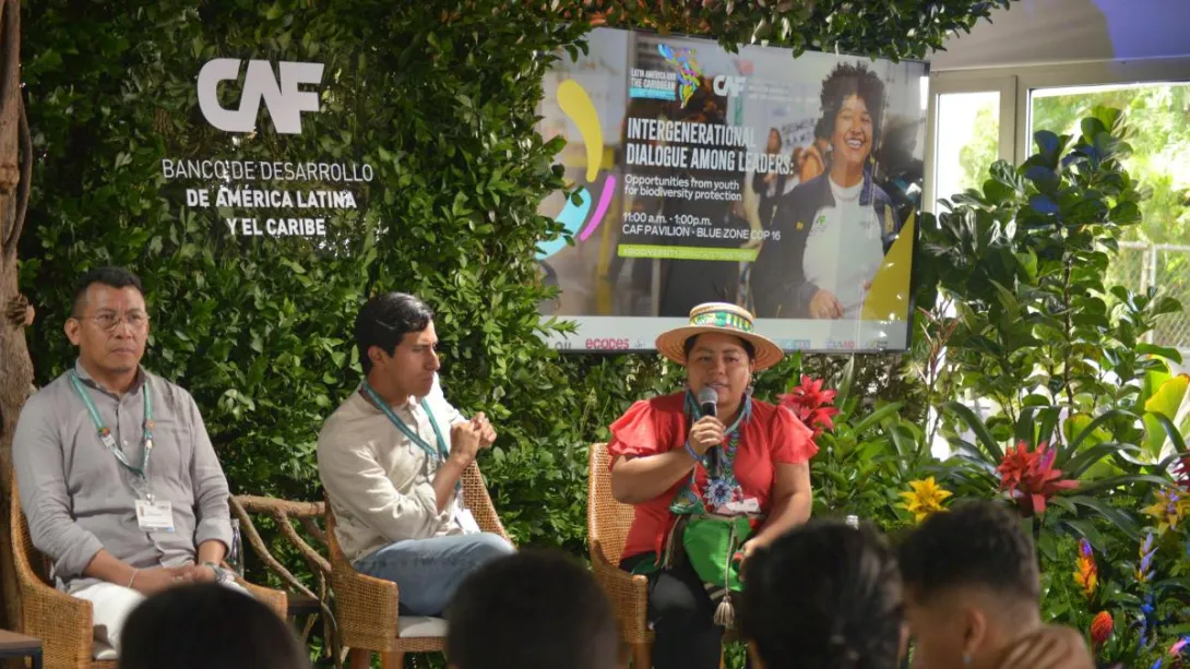 La juventud presente en la COP16 le dijo a las autoridades ambientales, “cuenten con nosotros".