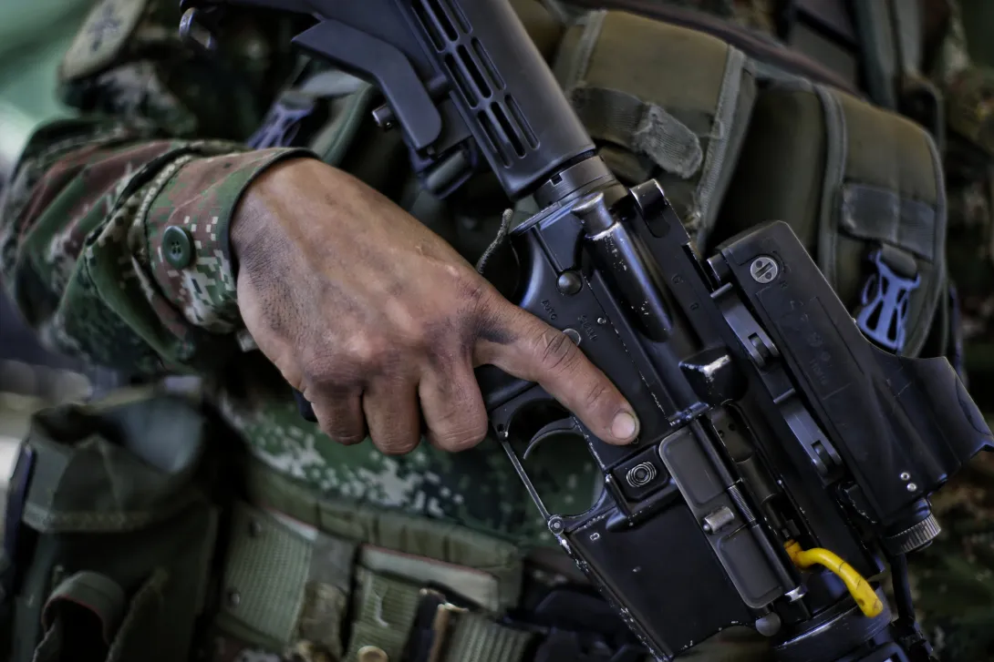 Militares avanzan en la operación en Neiva, Huila.