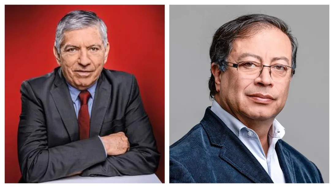 César Gaviria y Gustavo Petro.