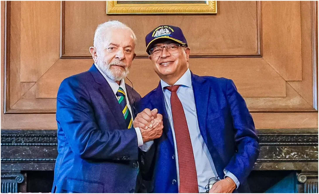 Presidente Gustavo Petro y Luiz Inácio Lula da Silva