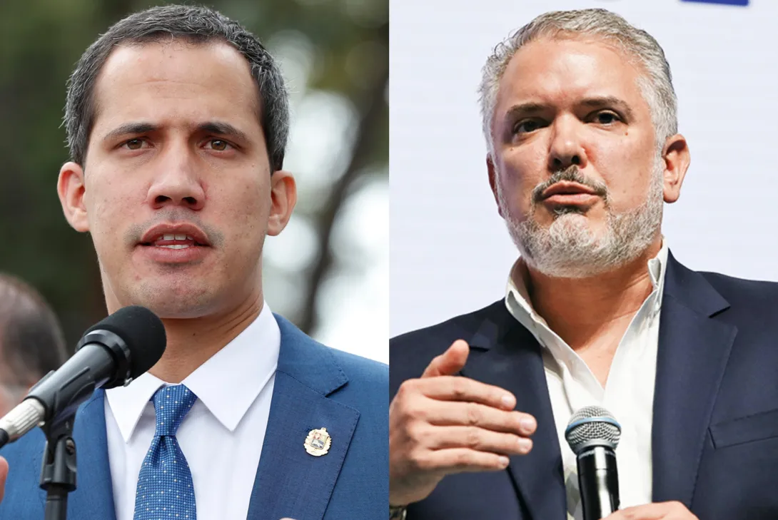 Juan Guaidó e Iván Duque.