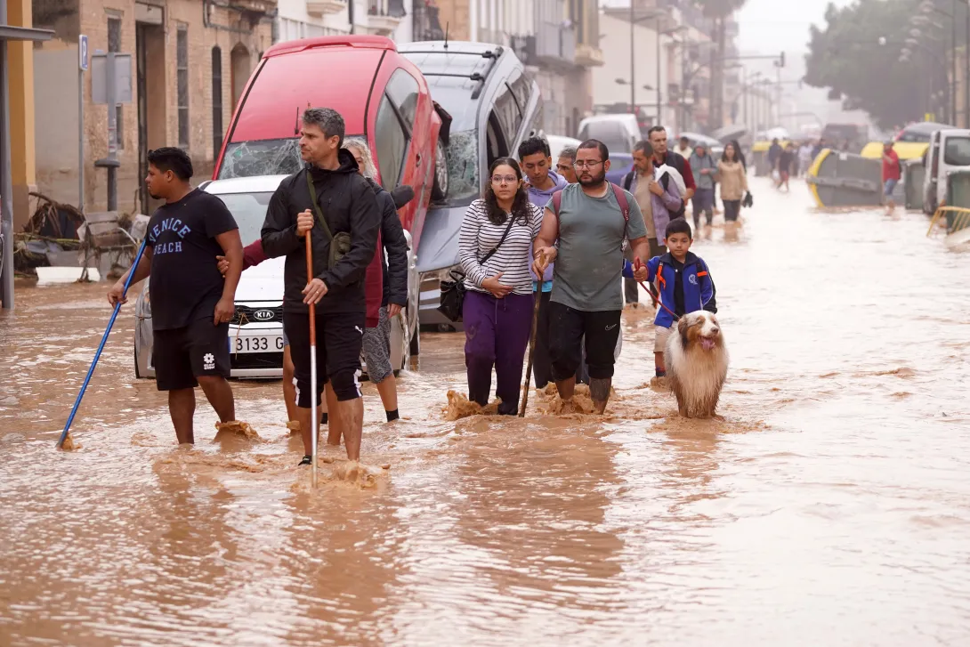 Las zonas más severamente afectadas por la Dana, una depresión aislada en niveles altos, incluyen Valencia, Málaga y Albacete.