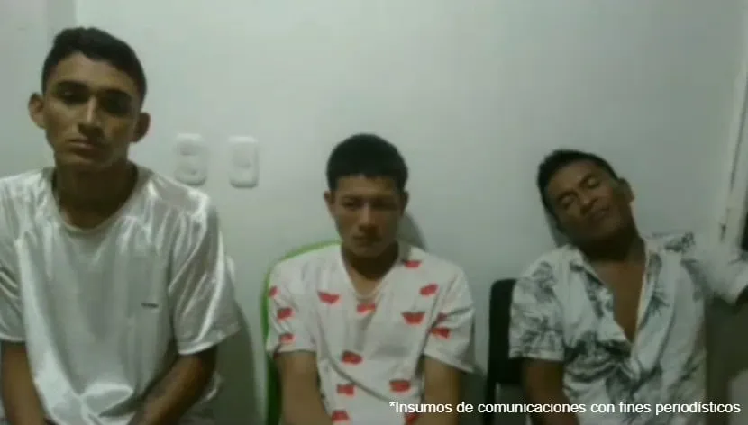 Diego Fernando Camayo Díaz, alias El Indio; Heyller Alejandro Castañeda Murcia y Fabial Steven Palacios, serían reclutadores de las Farc en Meta.