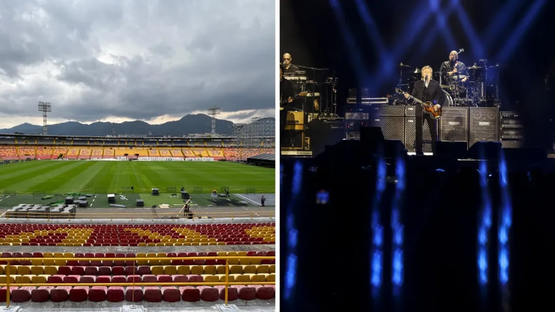 Estadio El Campín tras el concierto de Paul McCartney