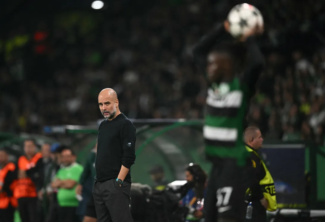 Sporting Lisboa dio el batacazo de la jornada al derrotar al City de Guardiola.