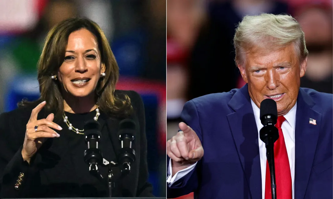 Kamala Harris y Donald Trump.