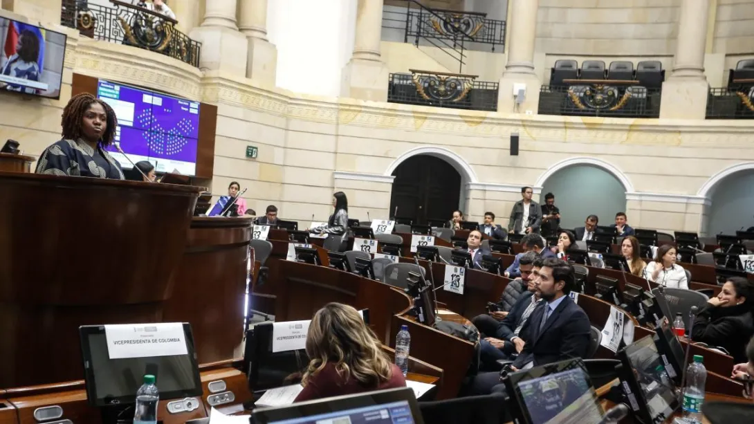 Por falta de quorum fue levantada la sesión en el Senado. Esto dijo la alta funcionaria.