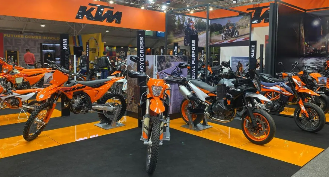 KTM presentó sus nuevas motos en el Salón del Automóvil de Corferias y habrá descuentos en referencias seleccionadas.