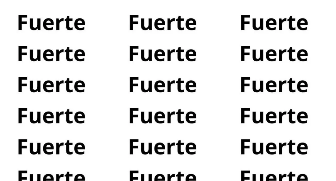 Encontrar la palabra suerte en 3 segundo en esta imagen es complicado, debido a que la percepción especial debe ser ideal y muy veloz. 